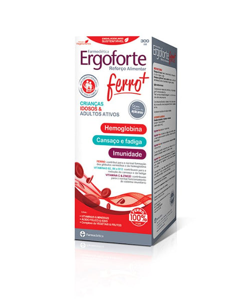Ergoforte Ferro+ - 300 ml - Farmodiética - naturvida.pt
