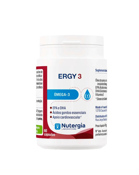 Ergy 3 - 60 Cápsulas - Nutergia - naturvida.pt