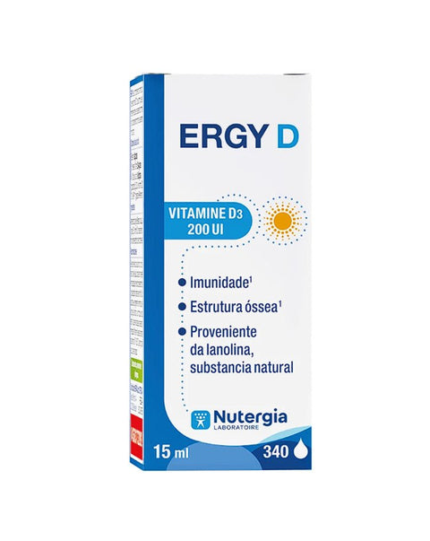 Ergy D - 15ml - Nutergia - naturvida.pt