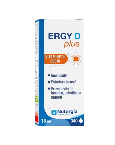 Ergy D Plus - 15ml - Nutergia - naturvida.pt