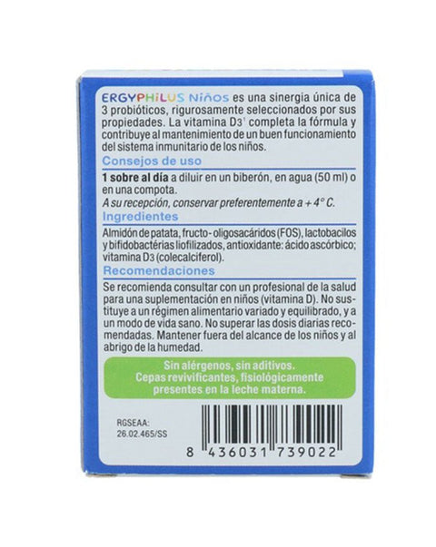 ErgyPhilus Crianças - 14 Saquetas - Nutergia - naturvida.pt