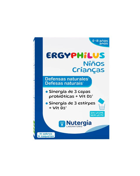 ErgyPhilus Crianças - 14 Saquetas - Nutergia - naturvida.pt