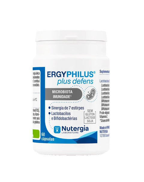 ErgyPhilus Plus Defens – 60 Cápsulas – Nutergia - naturvida.pt