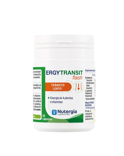 ErgyTransit Flash - 30 Cápsulas - Nutergia - naturvida.pt