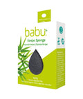 Esponja de Esfoliação Konjac Babu - Carvão Ativado - naturvida.pt