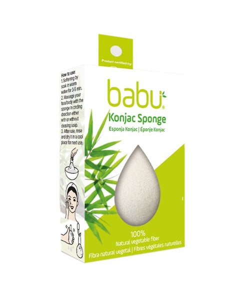 Esponja de Esfoliação Konjac Babu - Pure - naturvida.pt