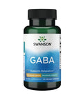 Gaba 750mg - 60 Cápsulas - Swanson - naturvida.pt