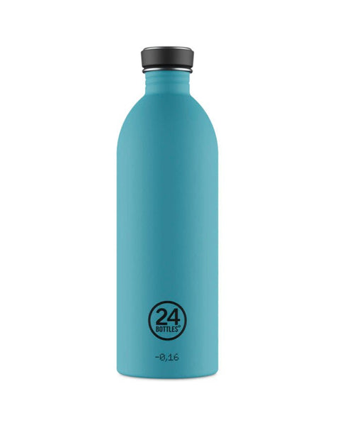 Garrafa de Inox Urban Bottle Powder Blue - 1000ml - Stone Finish - naturvida.pt