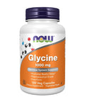 Glicina 1000mg - 100 Cápsulas - Now Foods - naturvida.pt