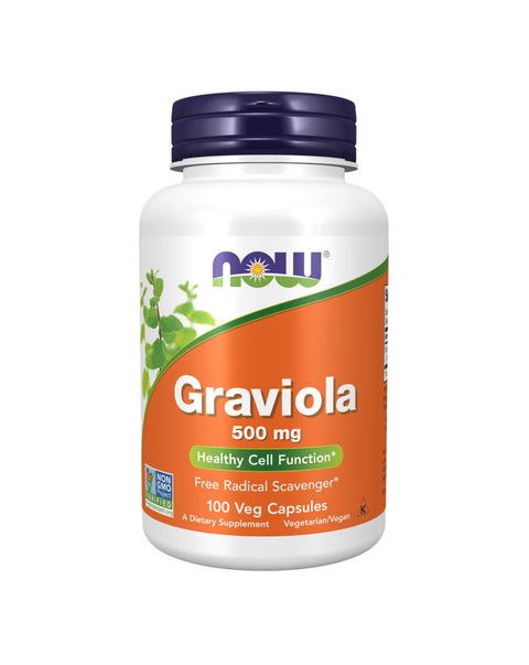 Guanábana 500 mg - 100 Cápsulas - Now Foods