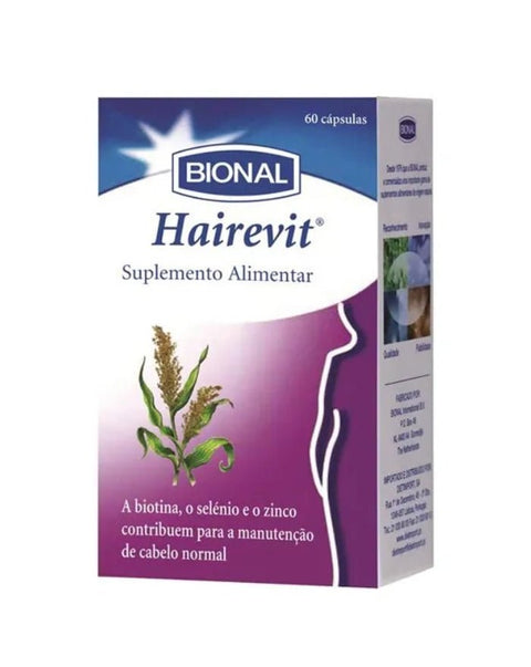 Hairevit (Pele, Cabelos e Unhas) - 60 Cápsulas - Bional - naturvida.pt