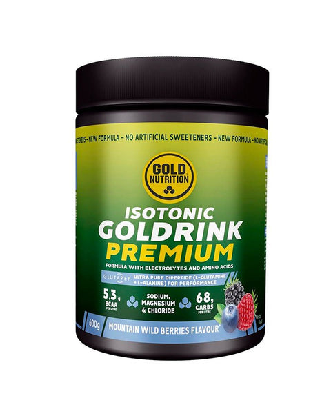 Isotonic Gold Drink Premium - 600g Berry - Gold Nutrition - naturvida.pt
