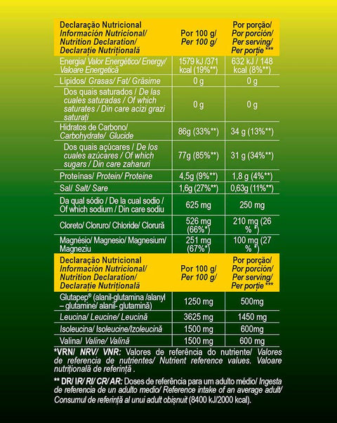 Isotonic Gold Drink Premium - 600g Lemon - Gold Nutrition - naturvida.pt