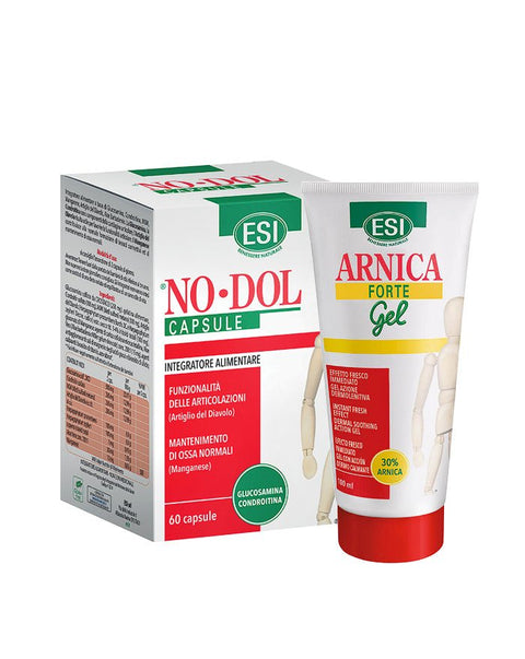 Kit ESI NoDol 60 Cápsulas + Arnica Forte Gel 100ml - ESI - naturvida.pt