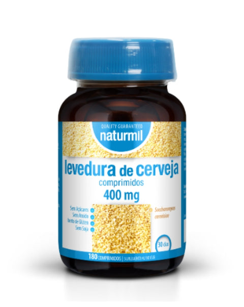 Levedura de Cerveja 400mg - 180 Comprimidos - Naturmil