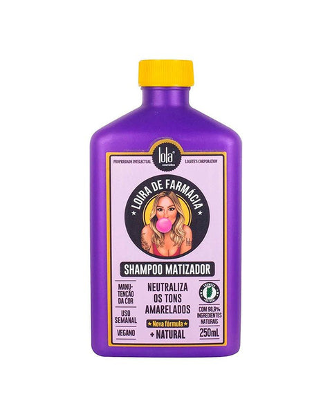 Loira de Farmácia Shampoo Matizador - 250ml - Lola From Rio - naturvida.pt