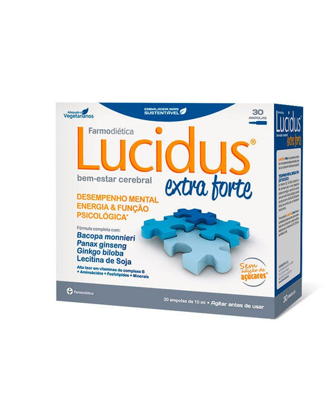 Lucidus Extra Forte - 30 Ampolas - Farmodiética - naturvida.pt