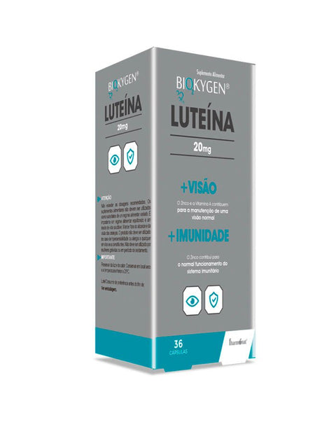 Luteína 20mg – 36 Cápsulas – Biokygen Fharmonat - naturvida.pt