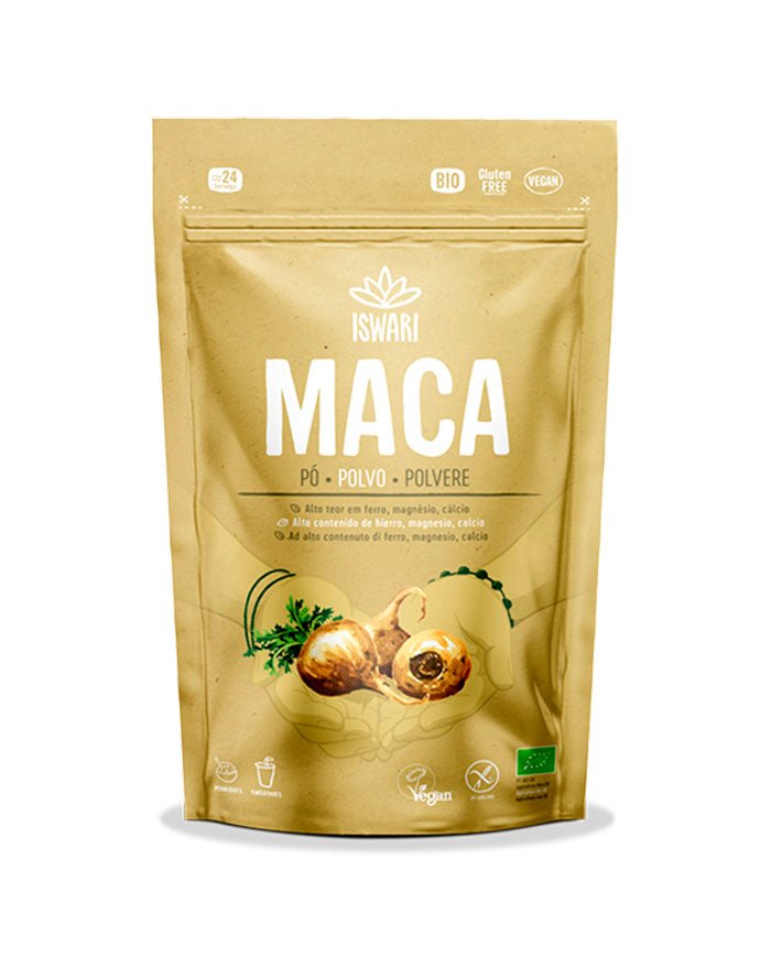 Maca em Pó Bio - 125 grs - Iswari - naturvida.pt