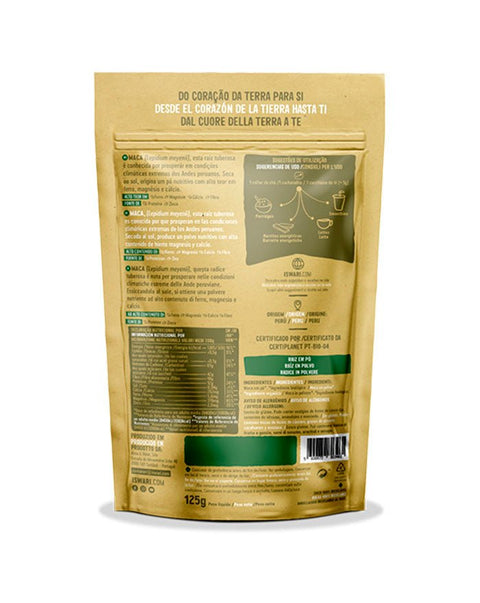 Maca em Pó Bio - 125 grs - Iswari - naturvida.pt