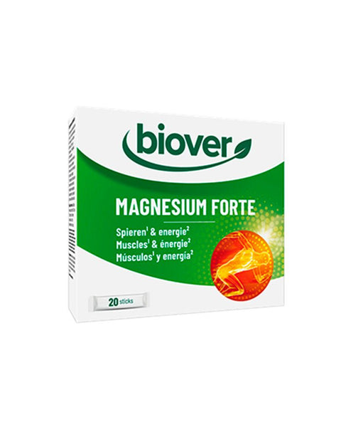 Magnésio Forte - 20 Sticks - Biover - naturvida.pt