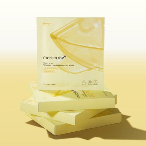 Medicube Kojic Acid Turmeric Brightening Gel Mask 4pcs - naturvida.pt