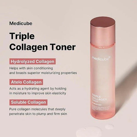 Medicube Triple Collagen Toner 140ml - naturvida.pt