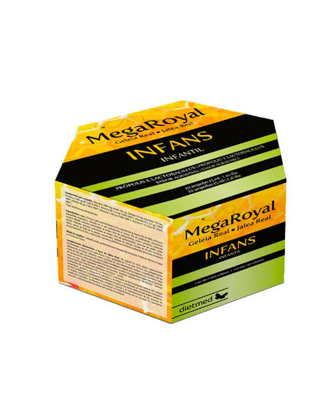 Mega Royal Infans - 20 Ampolas - Dietmed - naturvida.pt