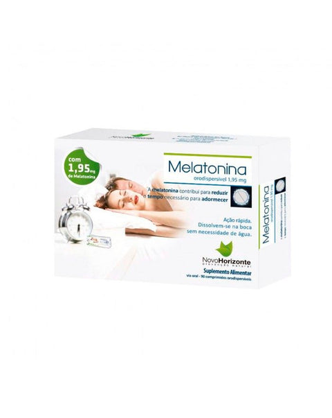 Melatonina Orodispersível 1,95mg - 90 Comprimidos - Novo Horizonte - naturvida.pt