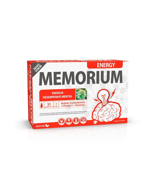 Memorium Energy - 30 Ampolas - Dietmed - naturvida.pt