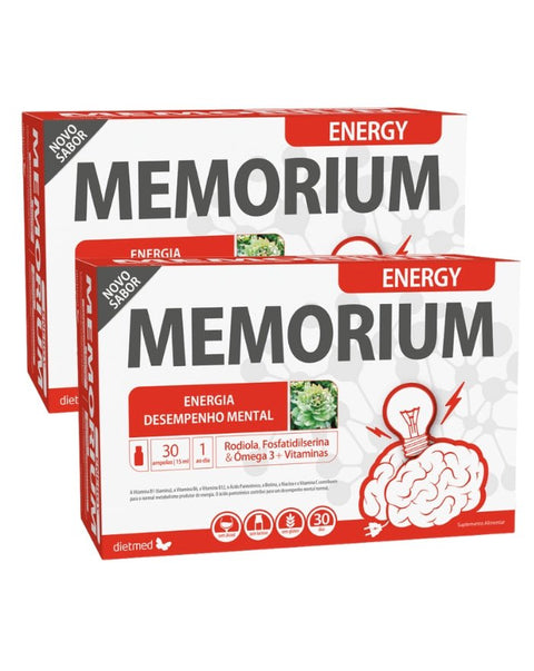 Memorium Energy - Pack 2x30 Ampolas - Dietmed - naturvida.pt