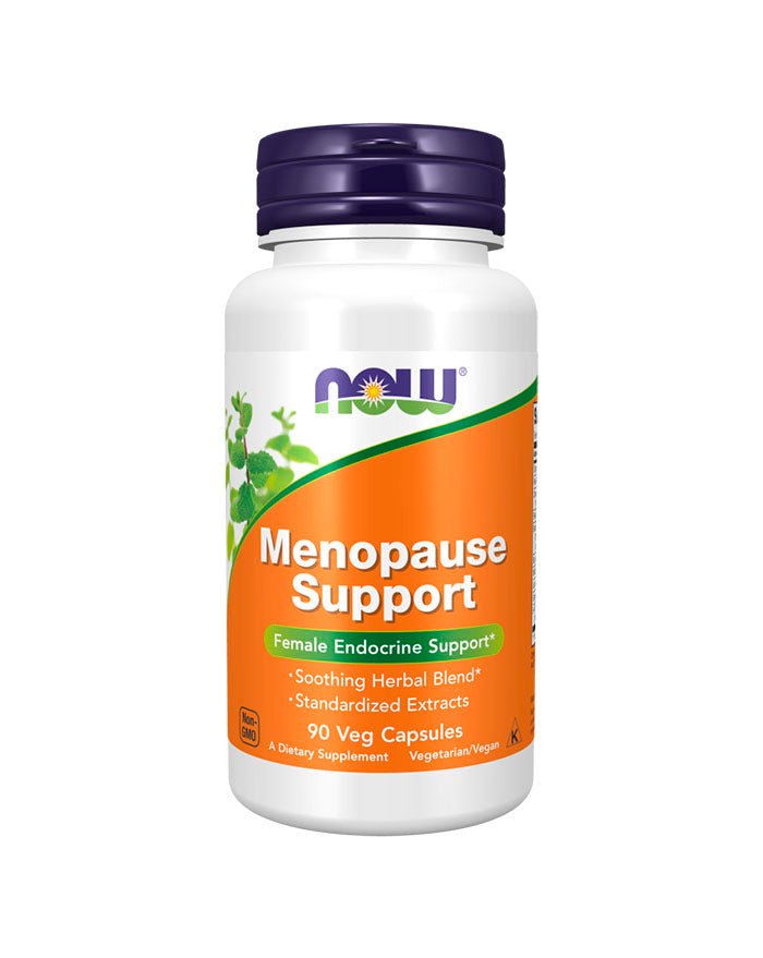 Menopause Support frente - 90 Cápsulas - Now Foods - naturvida.pt