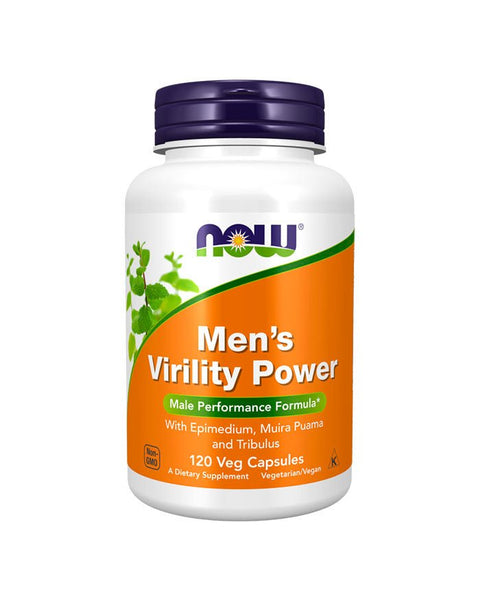 Men's Virility Power - 120 Cápsulas - Now Foods - naturvida.pt