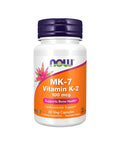 MK - 7 Vitamina K2 100mcg - 60 Cápsulas - Now Foods - naturvida.pt