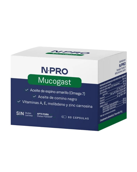 Mucogast - 60 Cápsulas - NPRO - naturvida.pt