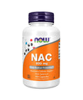 NAC N - Acetilcisteina 600mg frente - 100 Cápsulas - Now Foods - naturvida.pt
