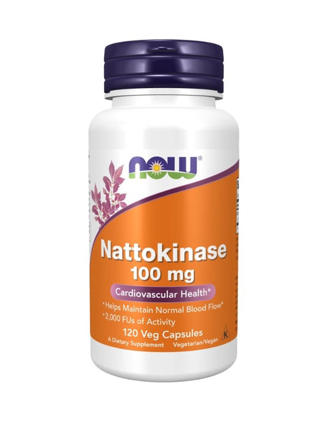 Nattokinase 100mg - 120 Cápsulas - Now Foods - naturvida.pt
