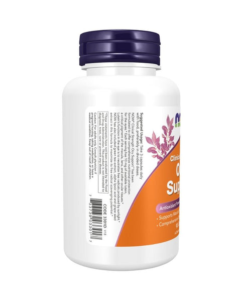 Ocu Support Clinical Strenght - 90 Cápsulas - Now Foods - naturvida.pt