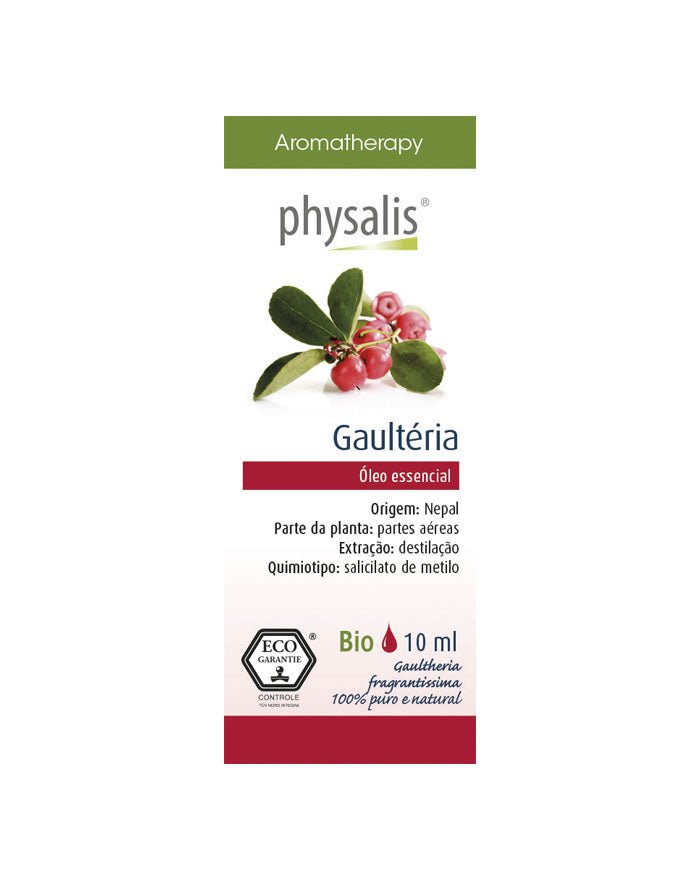 Óleo Essencial de Gaultéria Bio - 10ml - Physalis - naturvida.pt