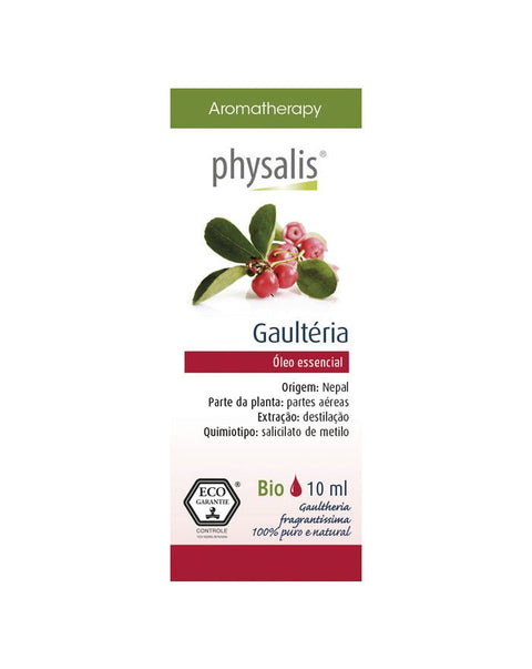 Óleo Essencial de Gaultéria Bio - 10ml - Physalis - naturvida.pt