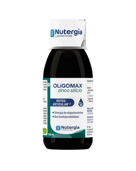 Oligomax zinco - silício - 150ml - Nutergia - naturvida.pt