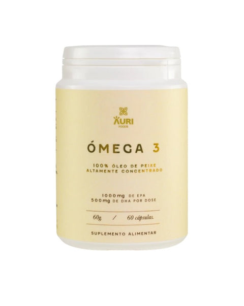 Omega 3 - 60 Cápsulas - Auri Foods - naturvida.pt