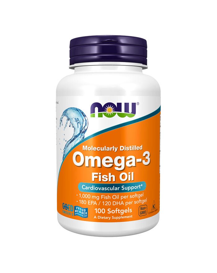 Omega 3 Choles Free 1000mg - 100 Cápsulas - Now Foods - naturvida.pt