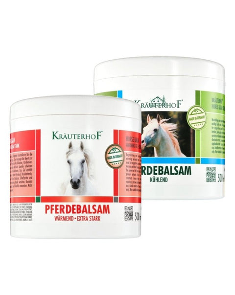 Pack Bálsamo do Cavalo Quente + Frio - Kräuterhof - naturvida.pt