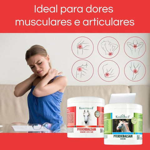 Pack Bálsamo do Cavalo Quente + Frio - Kräuterhof - naturvida.pt