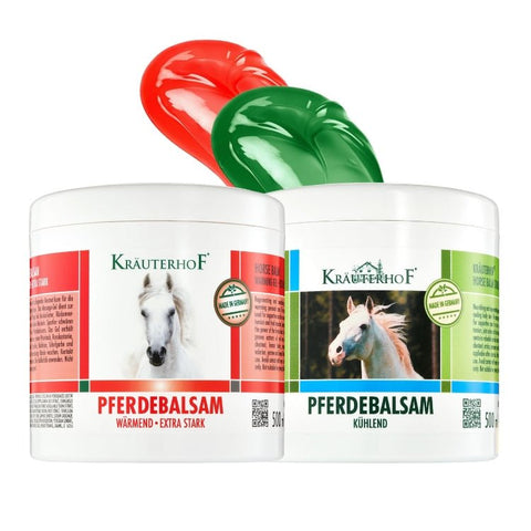 Pack Bálsamo do Cavalo Quente + Frio - Kräuterhof - naturvida.pt