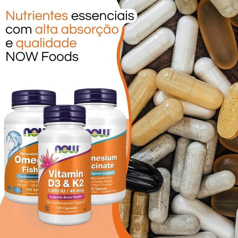 Pack Essencial de Suplementação – Now Foods - naturvida.pt