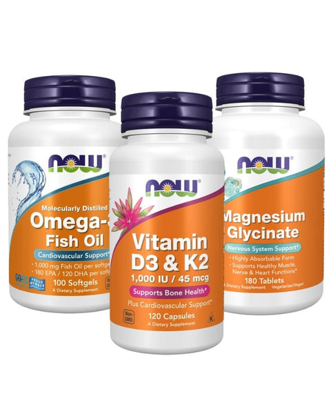 Pack Essencial de Suplementação – Now Foods - naturvida.pt