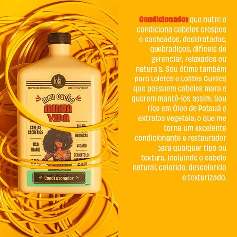 Pack Meu Cacho Minha Vida Shampoo + Condicionador - Lola From Rio - naturvida.pt