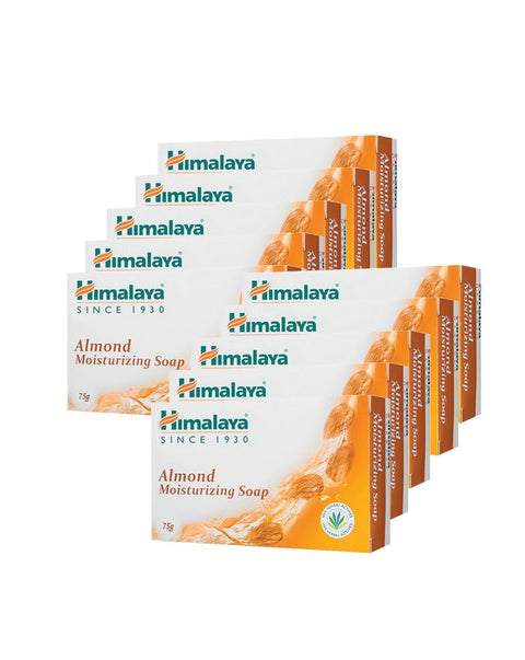 Pack Sabonetes Himalaya Amêndoa e Rosa 75 grs x10 unidades - naturvida.pt